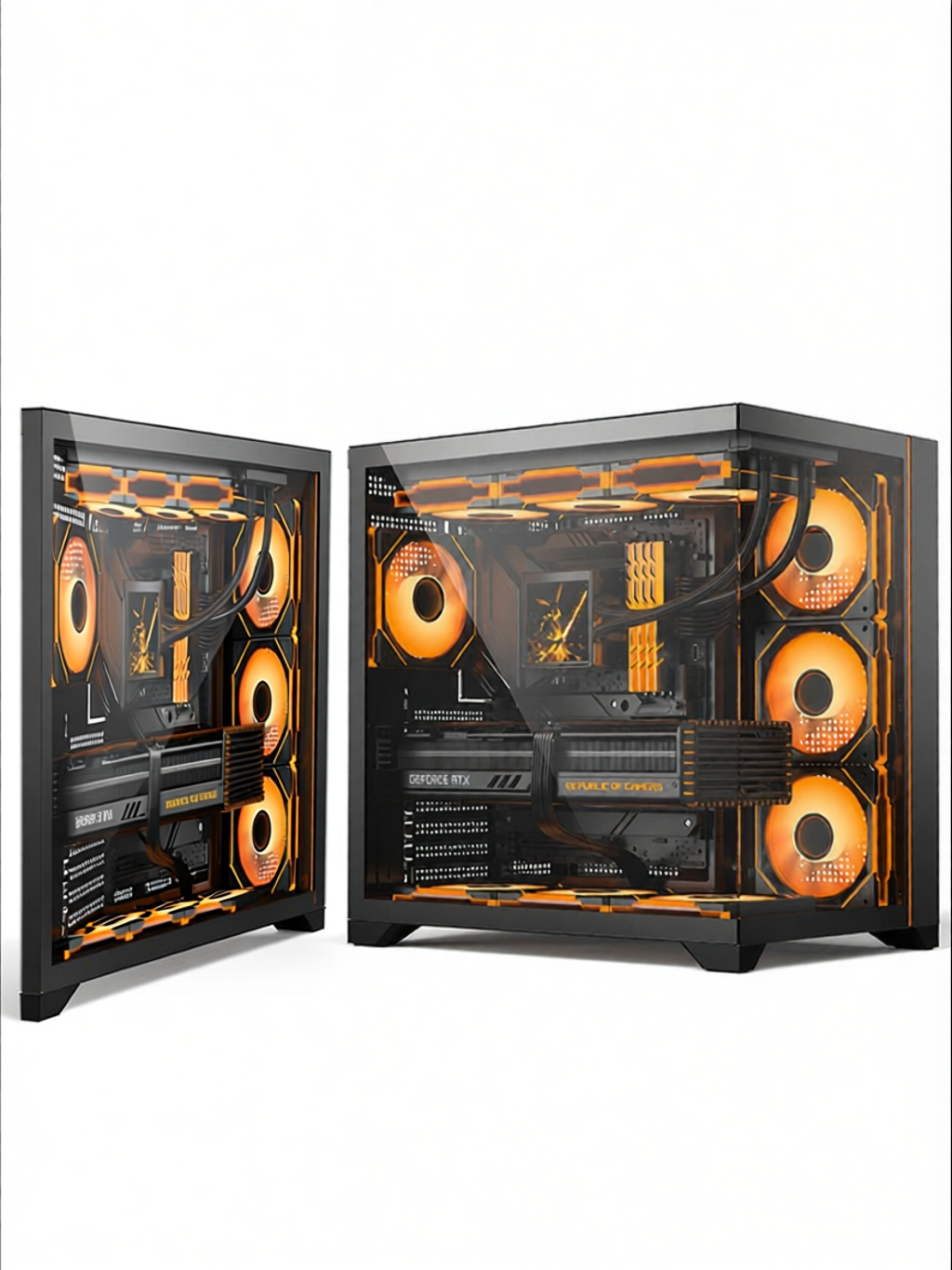 Golden Field | Water Cooled Support Side Separation Design Gaming ATX Case ราคา 1,917 บาท*ส่งฟรี