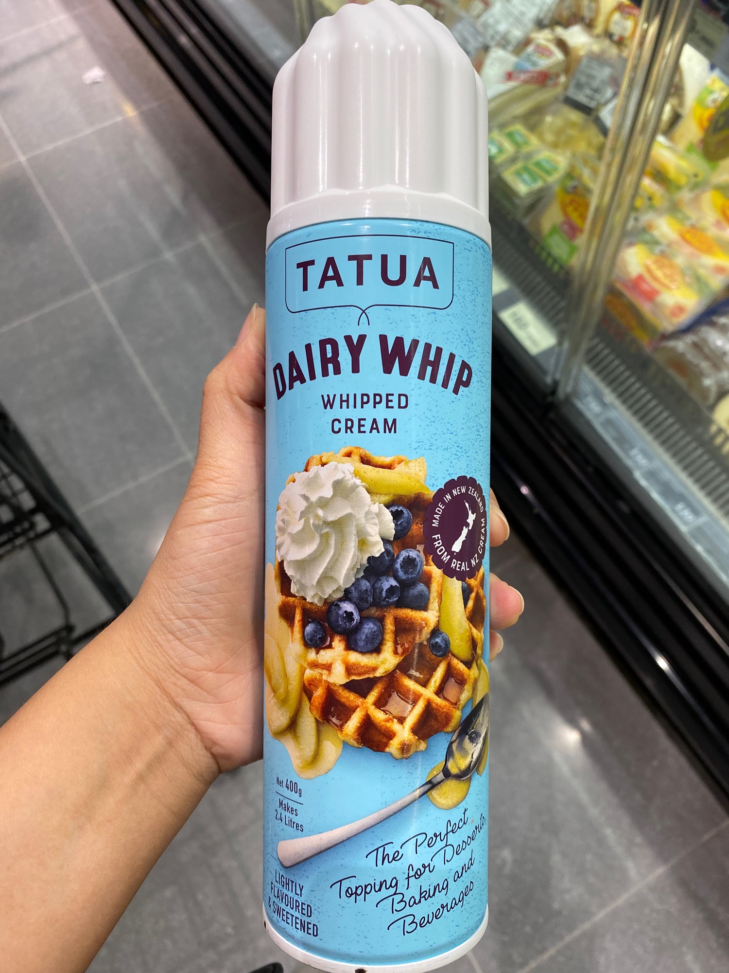Tatua Dairy Whip Whipped Cream 400g ตาตัวแดรี่วิป จากนิวซีแลนด์และ400กรัม