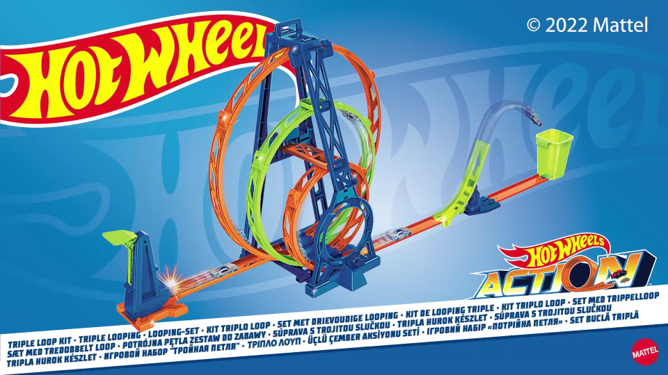 Hot Wheels Action Triple Loop Kit