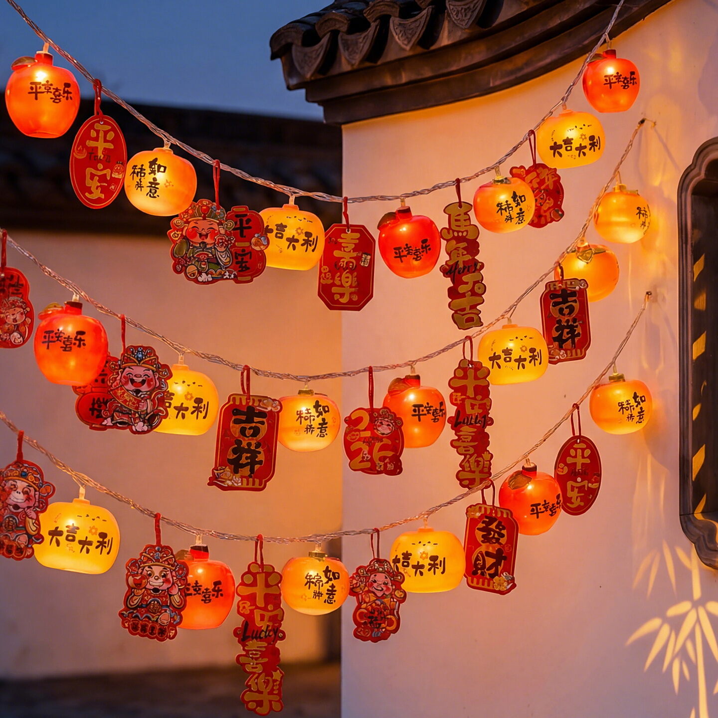 PH | Festival Atmosphere New Year Outdoor Decorative Lights ราคา 1,000 บาท*ส่งฟรี