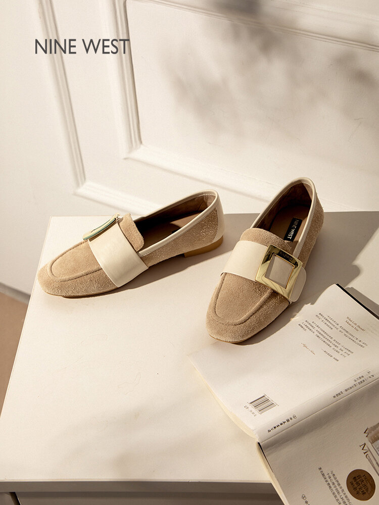 Nine West | Loafer Shoes Square Buckle ราคา 8,190 บาท*ส่งฟรี