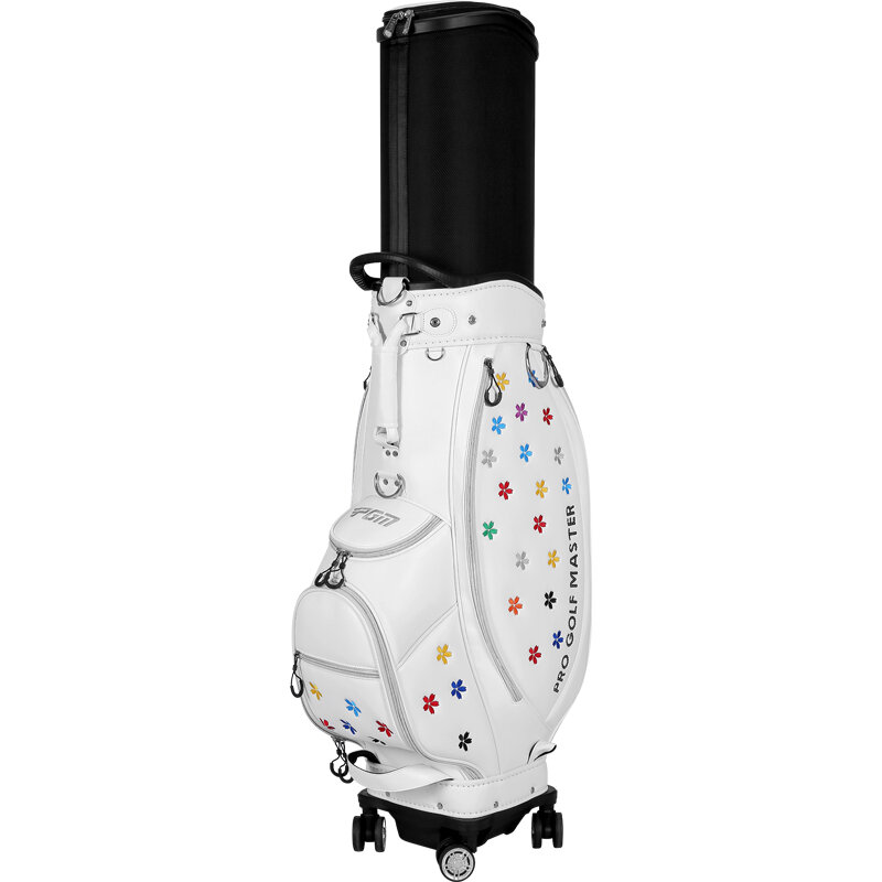 PGM GOLF | Retractable Four Wheeled Luxury Embroidered Golf Bag For Women ราคา 17,493 บาท*ส่งฟรี