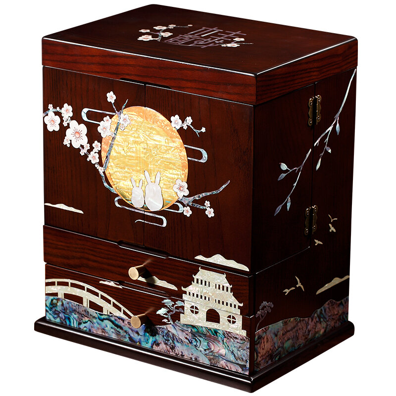 JINBEICHUANSHUO | Mother of Pearl Jewelry Box Large Capacity Gift ราคา 11,131 บาท*ส่งฟรี