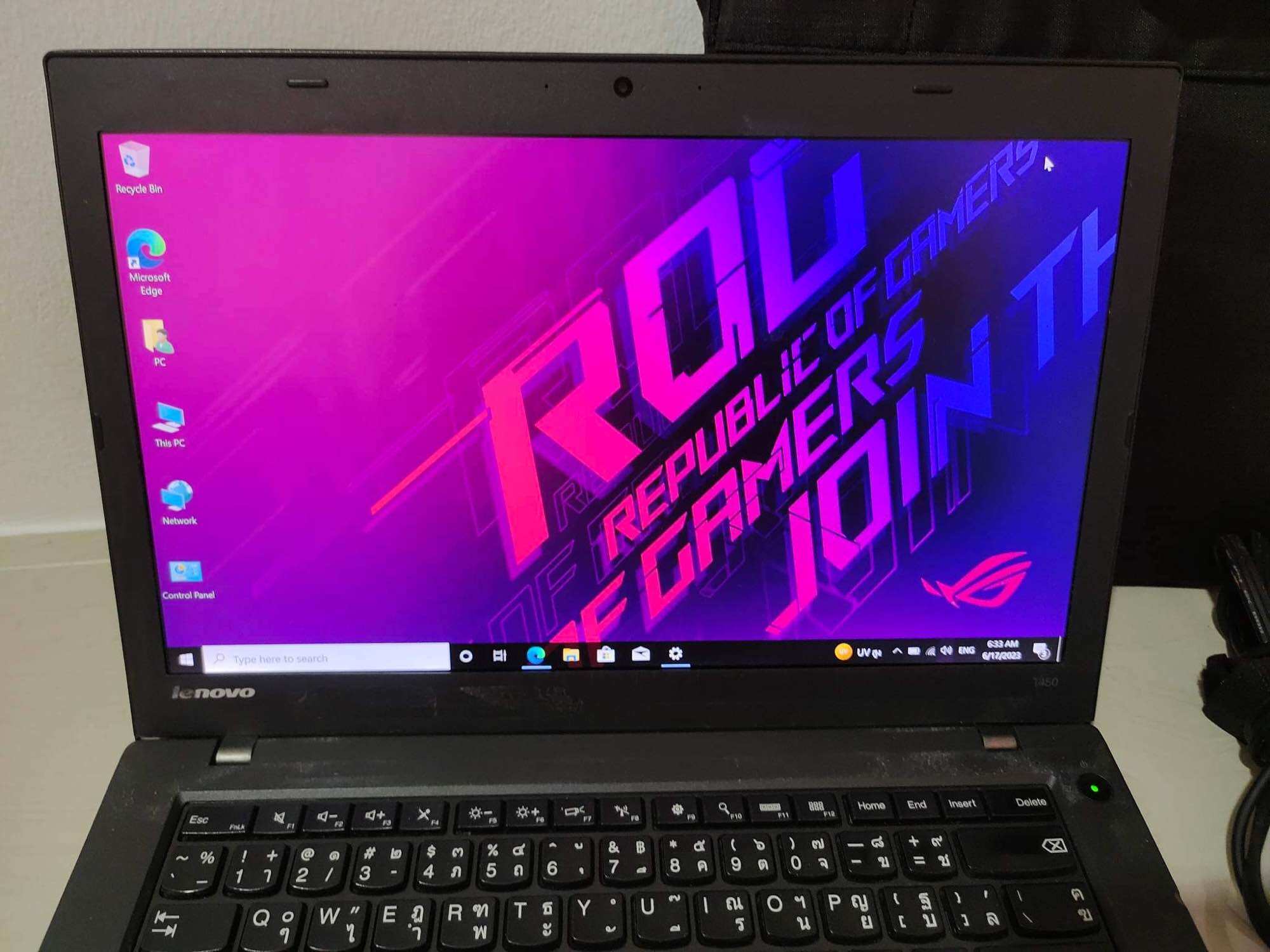 Lenovo ThinkPad T450 – I5-5200U, 8Go RAM, 256Go SSD, 14 Pouces, Win11 Pro (occasion)