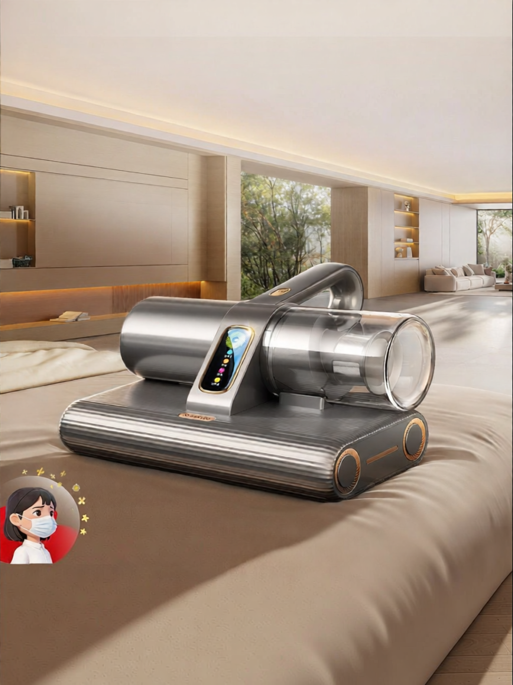RANVOO | Bedroom Use UV Sterilization Mite Vacuum Cleaner ราคา 14,202 บาท*ส่งฟรี