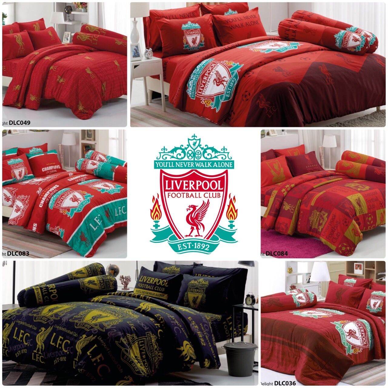 !!พร้อมส่งทุกขนาด!! ชุดผ้าปูที่นอน รวมผ้านวม ลายลิขสิทธิ์แท้ ลิเวอร์พูล Liverpool ราคา 1,380 บาท*ส่งฟรี