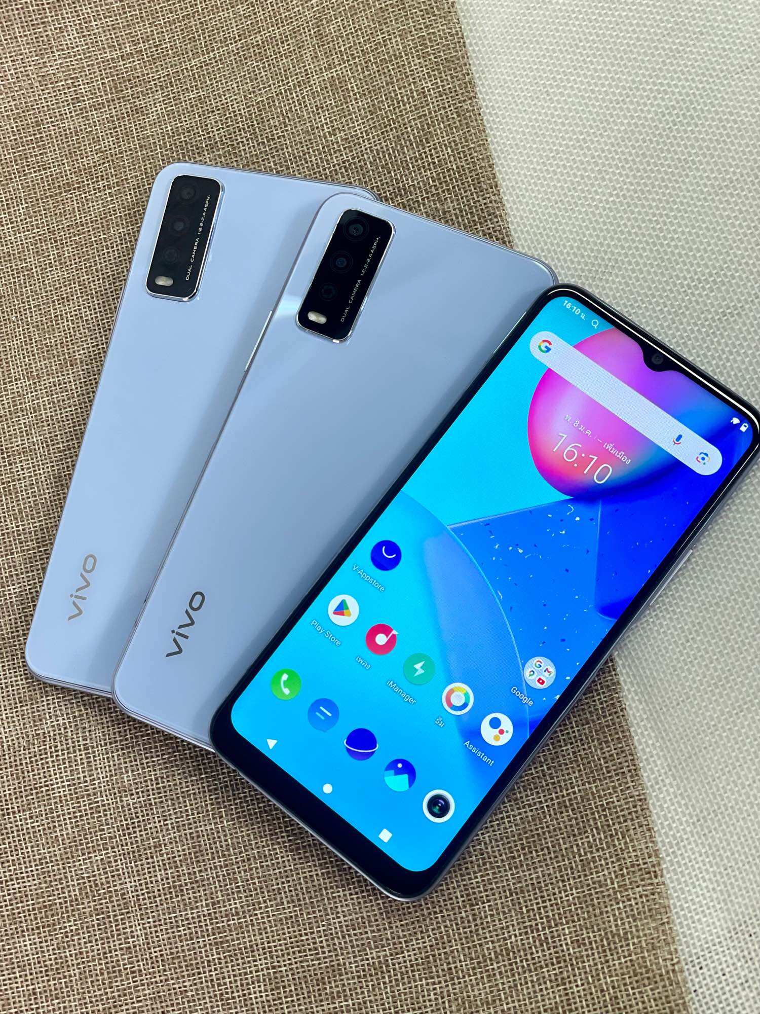 มือถือวี โว้ y12s เครื่องสแกนนิ้วได้ แบตอึด แอนดอย10พร้อมใช้งานมีชุดชาร์จแถม ราคา 1,290 บาท*ส่งฟรี