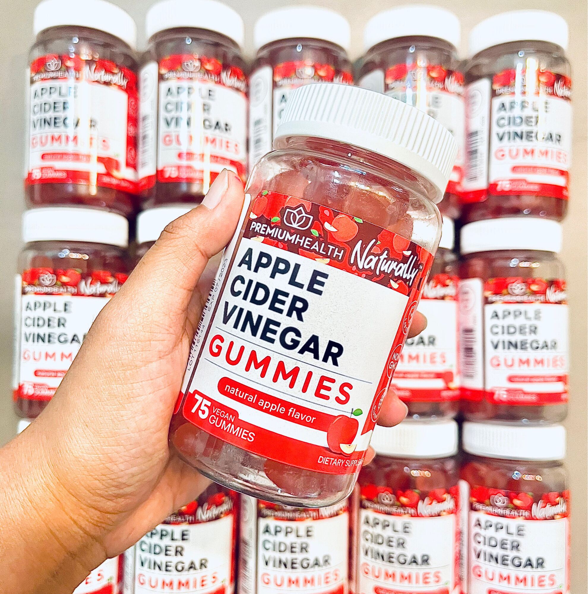 Apple Cider Vinegar Gummies 600mg. (75ชิ้น) กัมมี่แอปเปิ้ลไซเดอร์🍎