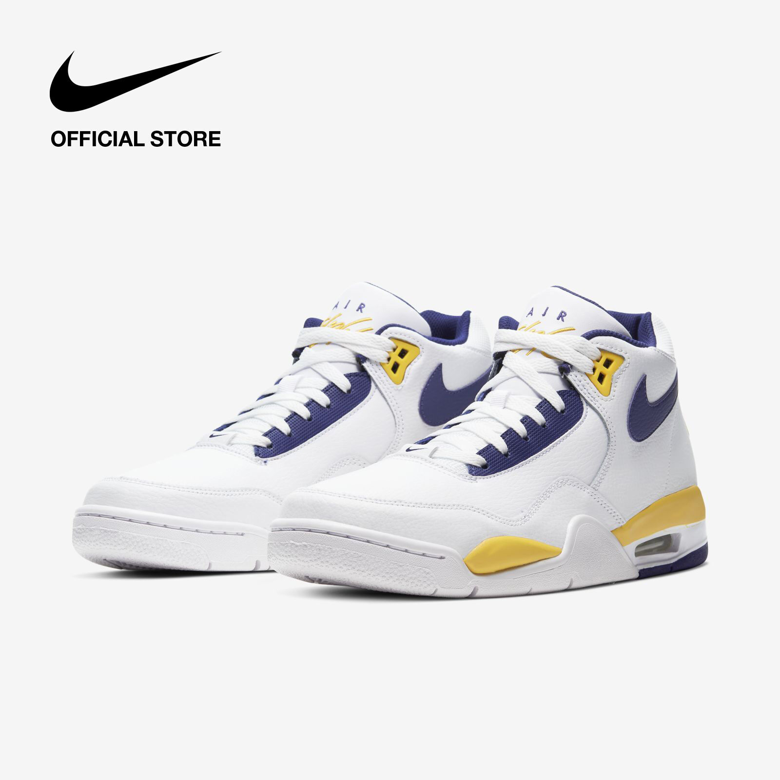 Nike Mens Flight Legacy Shoes - White - Nike - ThaiPick