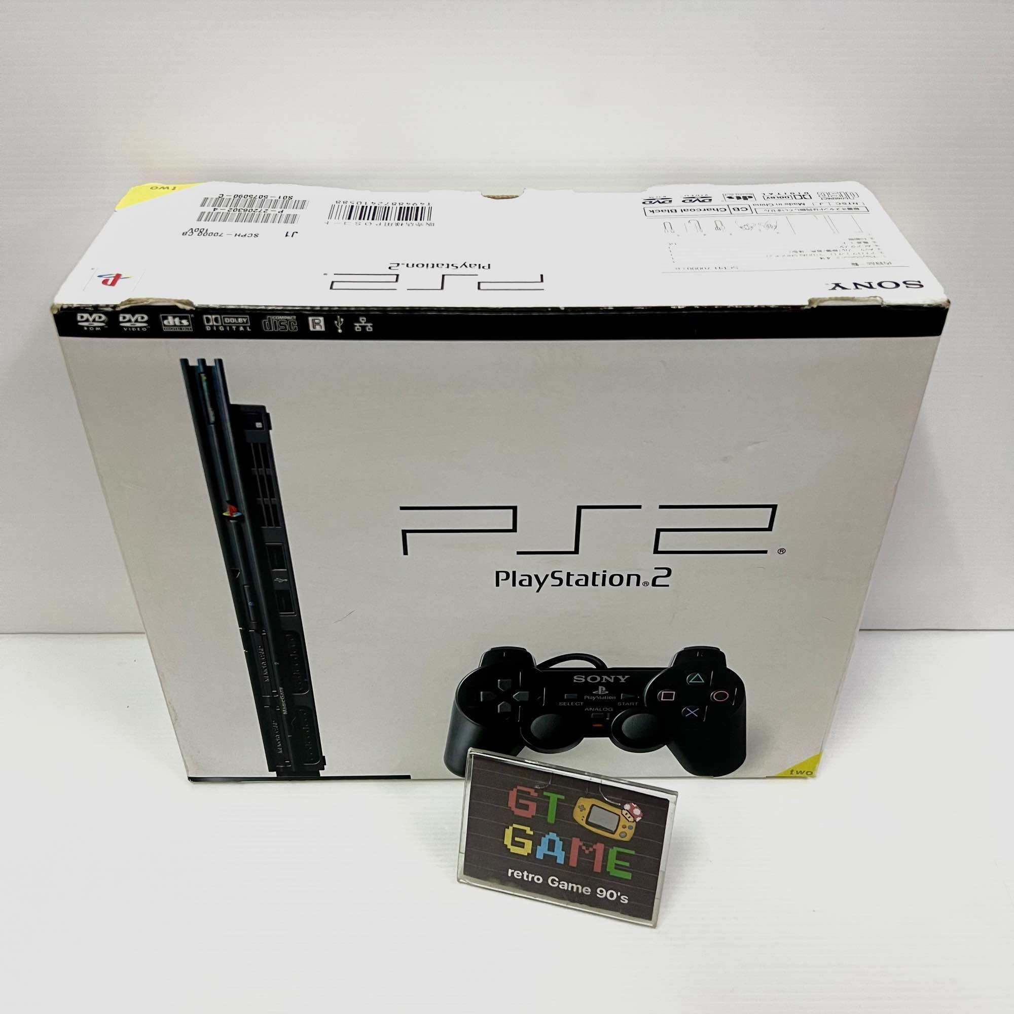 Sony PS2 Slim Charcoal Black [PAL] – PixelHeart