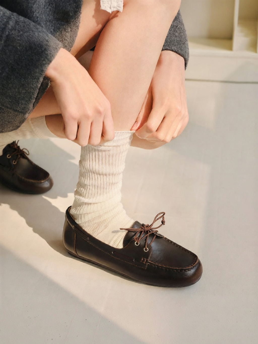 Teenmix | Soft Retro Flat Loafers - ยี่ห้อ Teenmix ราคา 3,586 บาท*ส่งฟรี