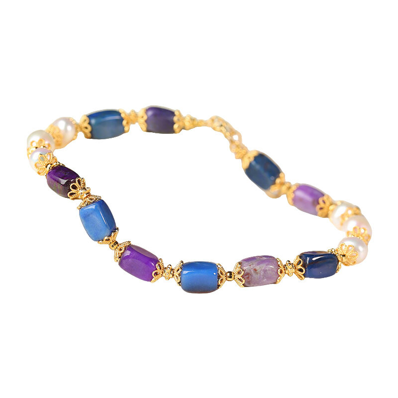 QINBAOSHUIJING | 925 Silver Old Mine Material Sugilite Bracelet ราคา 23,481 บาท*ส่งฟรี