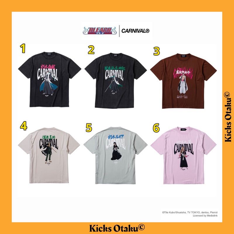 [ของแท้] เสื้อยืด CARNIVAL® x Bleach Oversized TShirt Lazada.co.th