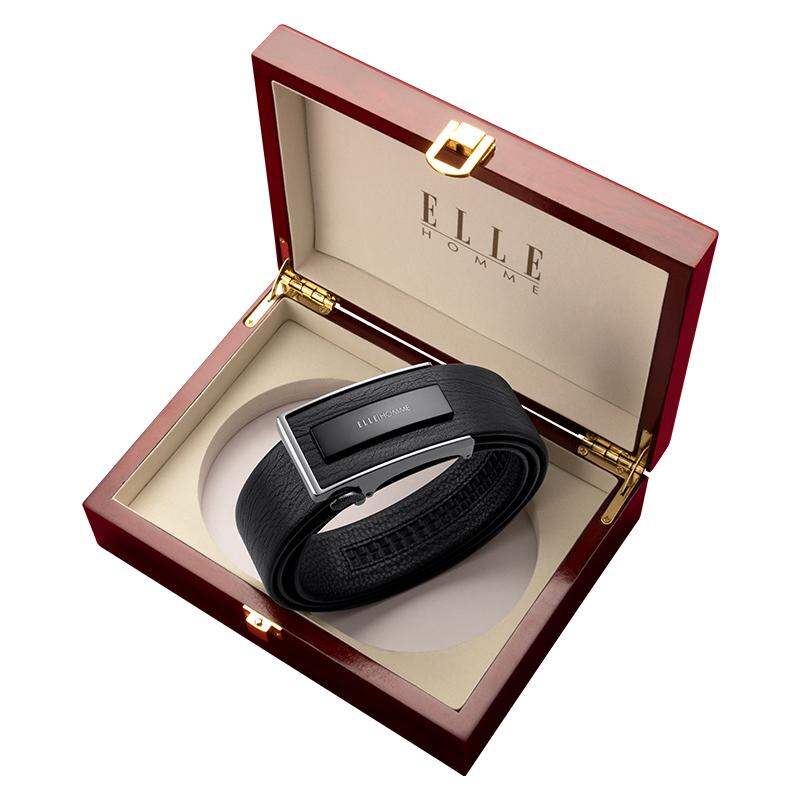 ELLE HOMME | Men's Leather Belt Business Luxury ราคา 3,204 บาท*ส่งฟรี