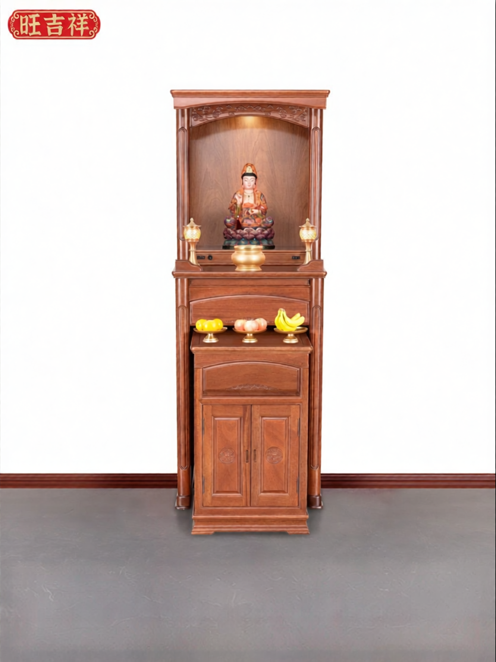 WANGJIXIANG | Solid Wood Buddhist Shrine Cabinet Altar Table ราคา 38,920 บาท*ส่งฟรี