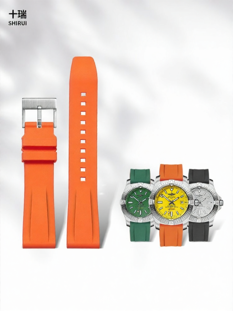 [SHIRUI | Fluororubber Strap for Men's Breitling Avenger Super Ocean Chronograph Water-Resistant,SHIRUI | Fluororubber Strap for Men's Breitling Avenger Super Ocean Chronograph Water-Resistant,] ราคา 2,798 บาท*ส่งฟรี