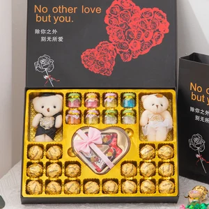 สินค้า กล่องของขวัญลูกอมช็อกโกแลตของขวัญวันวาเลนไทน์วันเกิดสำหรับส่งแฟนผู้หญิงเด็กเพื่อนสนิทภรรยาโรแมนติก