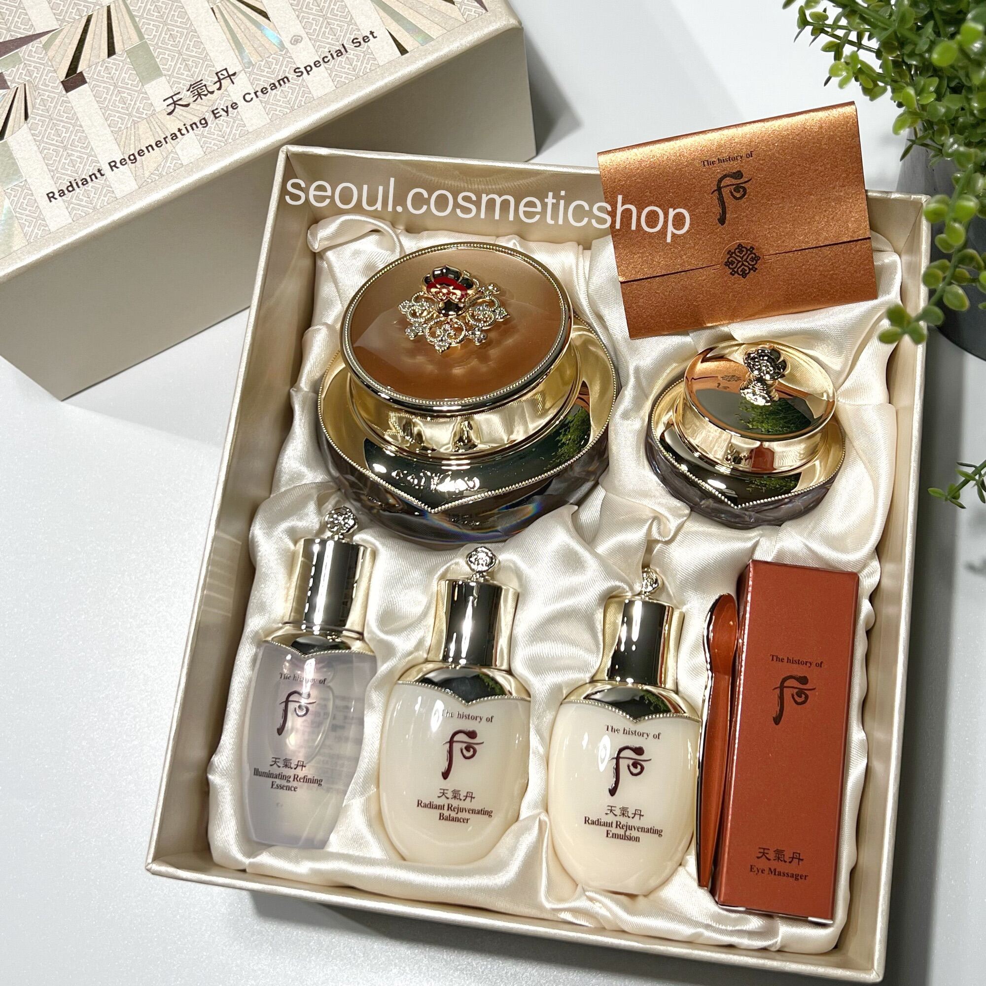 (Eye Cream เพิ่มปริมาณ 2 เท่าจากปกติ)The history of Whoo Cheongidan