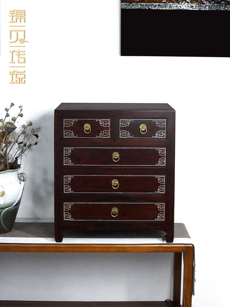 JINBEICHUANSHUO | High-end Multi-layer Jewelry Cabinet Chinese Antique Style ราคา 71,501 บาท*ส่งฟรี