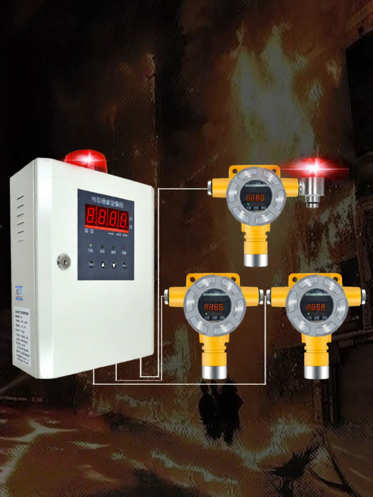ZHONGAN | Gas Detection Alarm for Methane, Hydrogen Sulfide, and Flammable Gases ราคา 1,474 บาท*ส่งฟรี