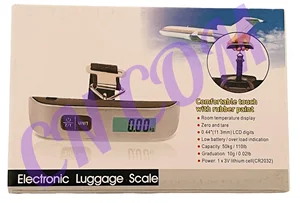 สินค้า 110lb/50kg mini Portable Sses scale for Hand Held Bags Le Travel Hanging Scales Weighing balance pocket digital LCD