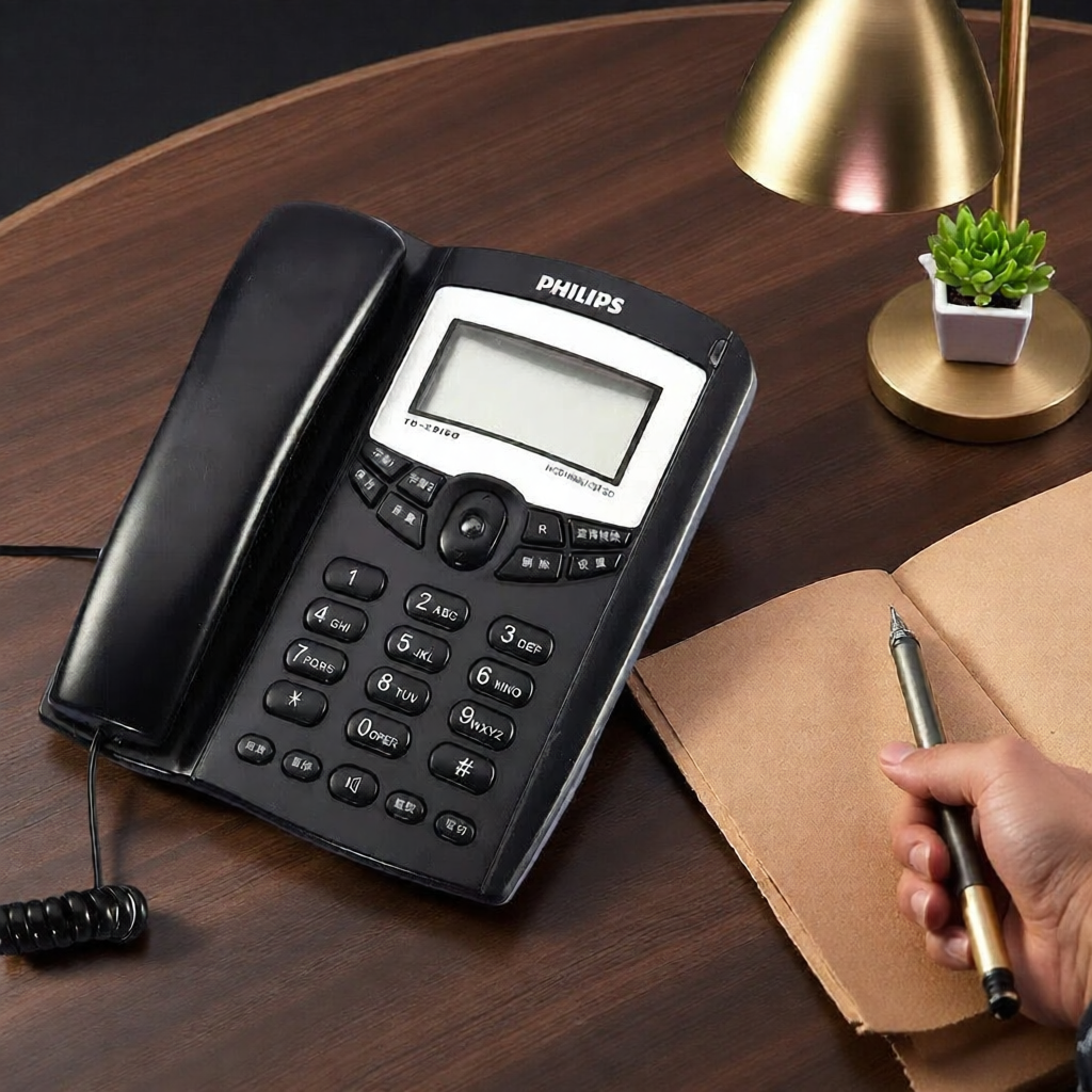 Philips | Fixed Telephone Caller ID No Battery Required ราคา 617 บาท*ส่งฟรี