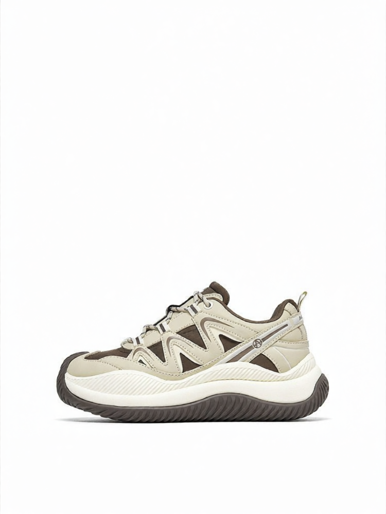 ACUPUNCTURE | Fashionable Thick Bottom Sporty Casual Shoes For Women Breathable Wear-Resistant Synthetic Leather Round Toe Deep Mouth Lace-Up - ยี่ห้อ ACUPUNCTURE ราคา 3,841 บาท*ส่งฟรี