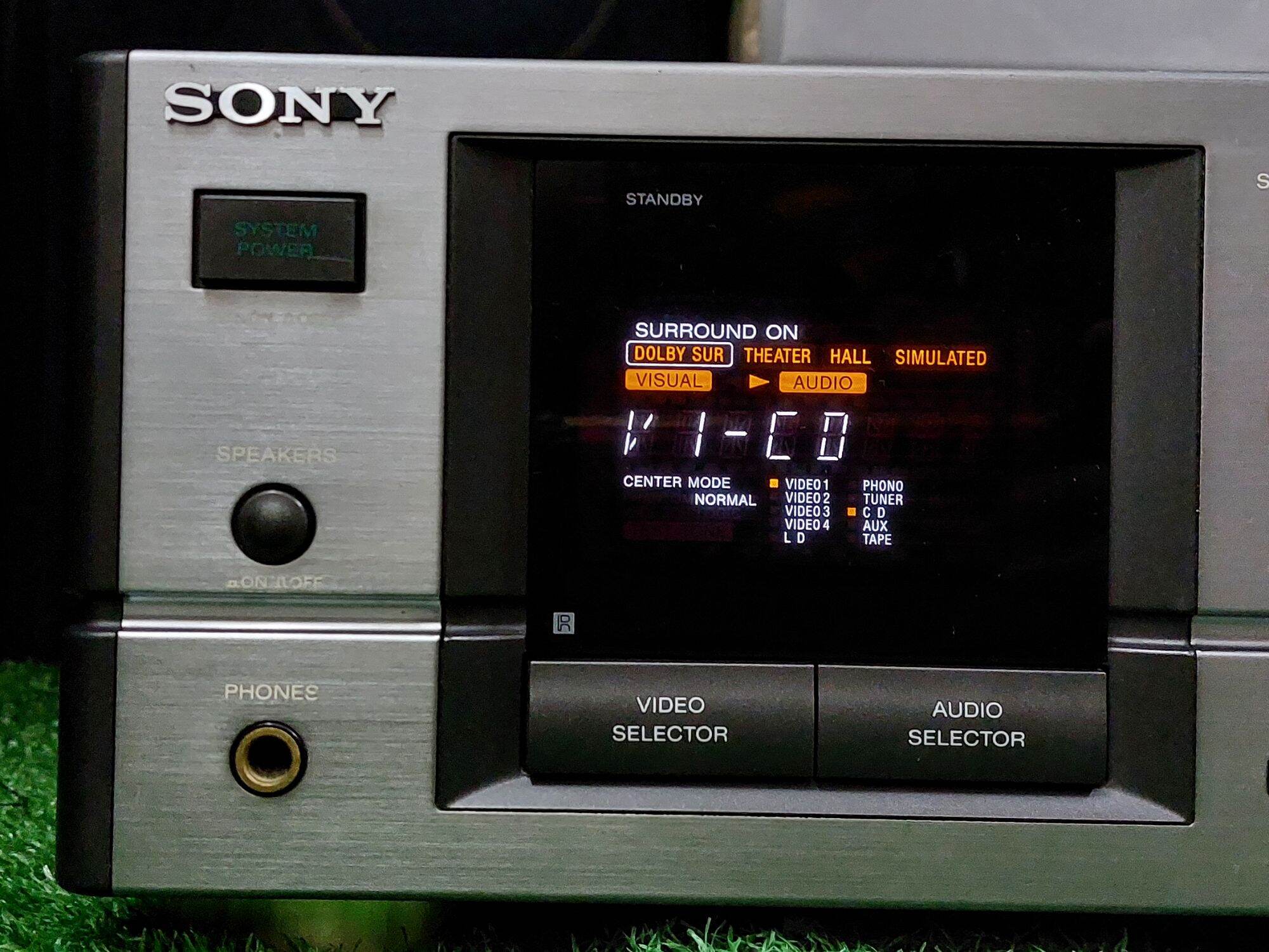 แอมป์ Sony รุ่น TA-AV590 made in japen จากญี่ปุ่นมือ2ใช้ไฟ