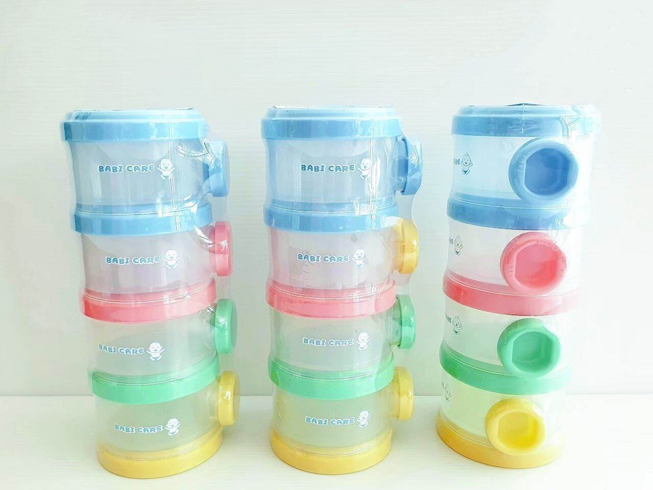 พร้อมส่ง👉 ชั้นแบ่งนมผง 4 ชั้น มีฝาเปิดด้านหน้า BC745 ราคา 79 บาท*ส่งฟรี