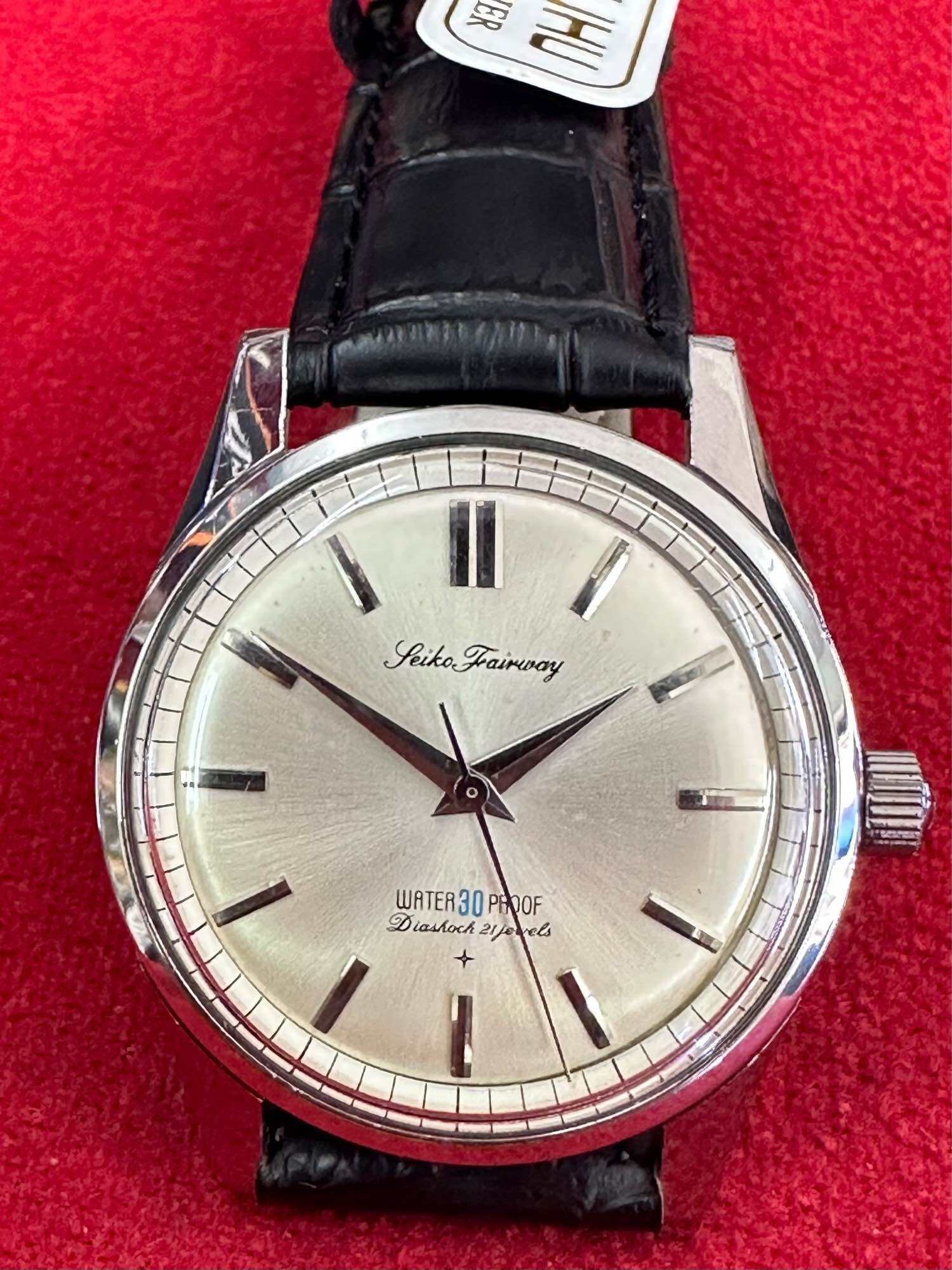 Seiko Fairway Water 30 Proof Diashoch 21 Jewels