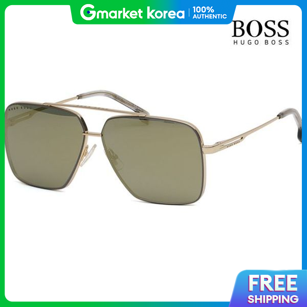 Hugo Boss | Hugo Boss Two-Bridge Metal Frame Gold Mirror Sunglasses ราคา 4,869 บาท*ส่งฟรี
