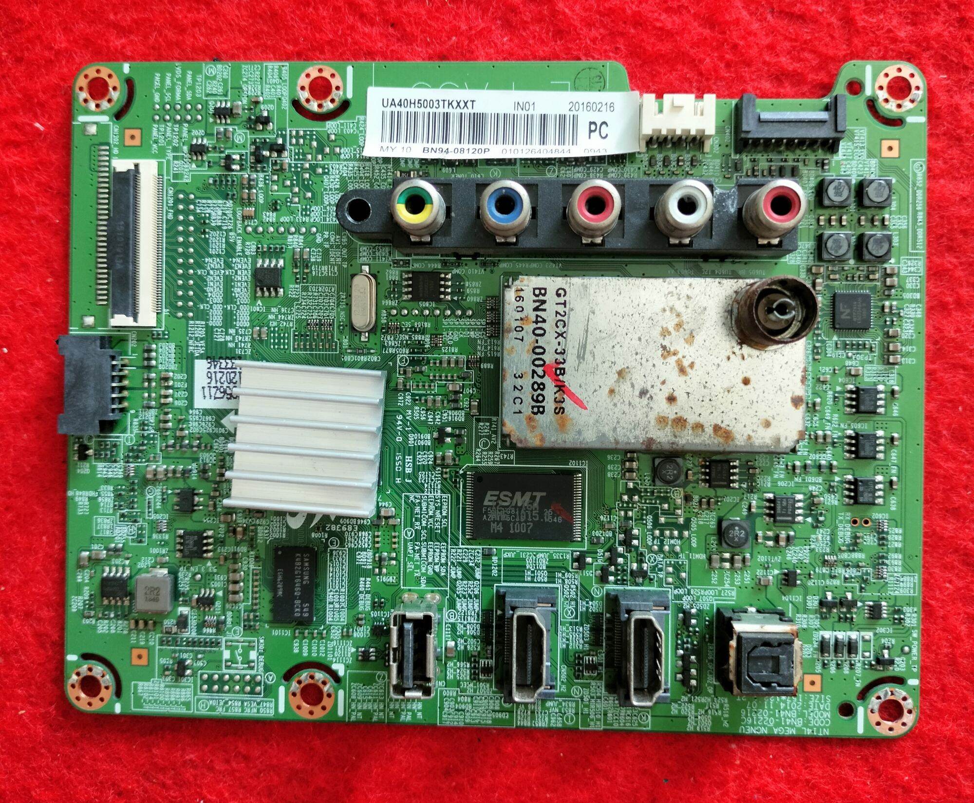 Tv Motherboard Samsung Ua40H5003 Pas Bn 94-08120P 100% Genuine, Screen Display Intact. ราคา 390 บาท*ส่งฟรี
