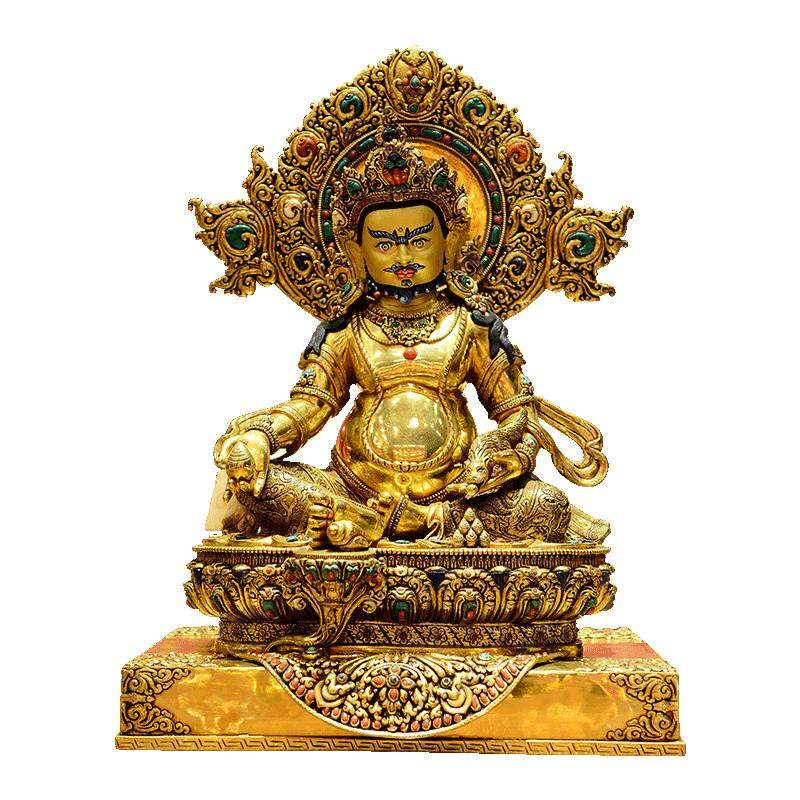 CHUANGLONG | Yellow Jambhala & Five Types Treasure God Statue 15 inches ราคา 533,629 บาท*ส่งฟรี