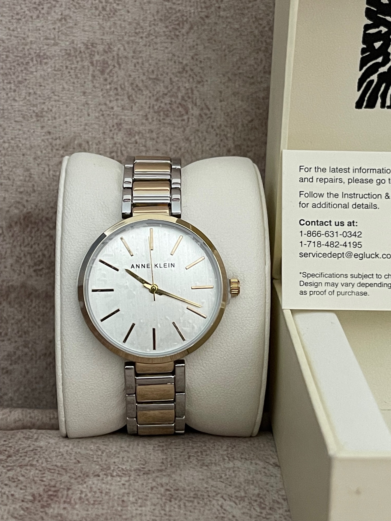 ANNE KLEIN アンクライン クォーツ ペアウォッチ 稼動品 ♪