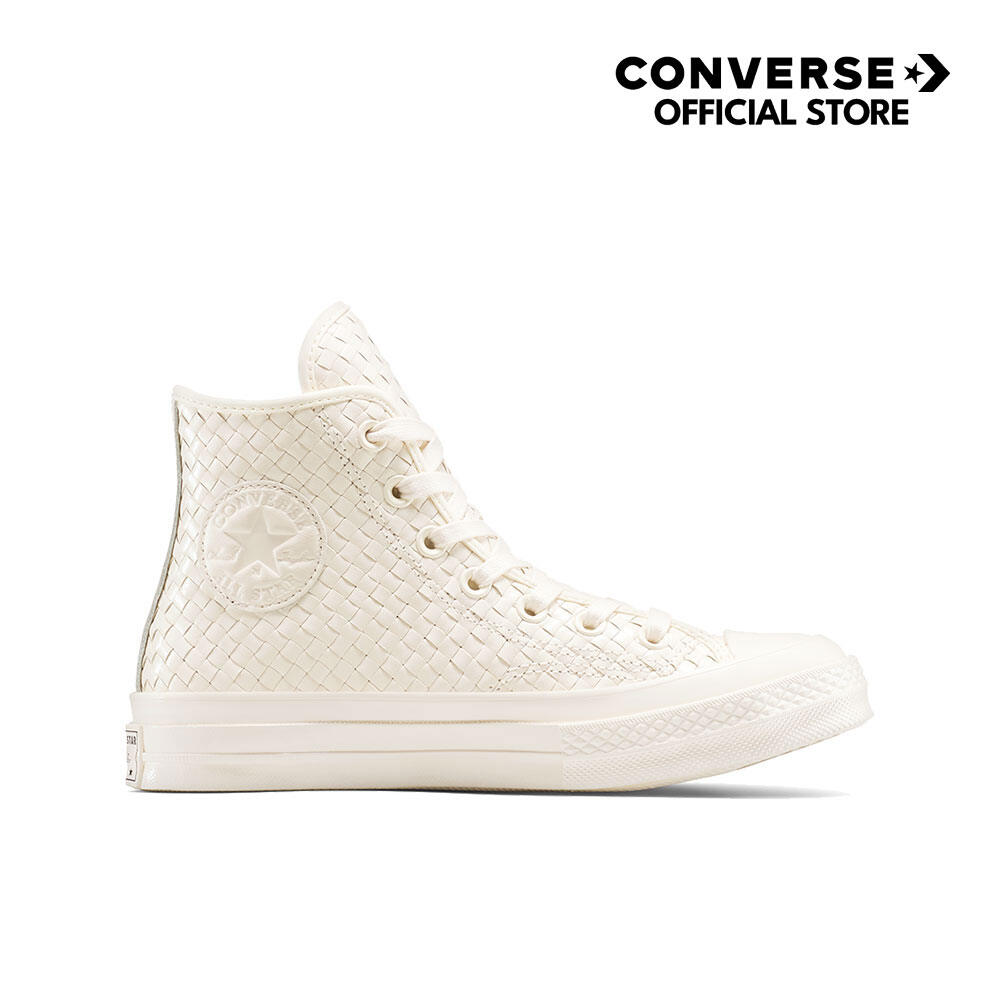 CONVERSE รองเท้า CHUCK 70 WOVEN LEATHER HI CREAM Women A16402CF_H5CMXX ราคา 4,080 บาท*ส่งฟรี