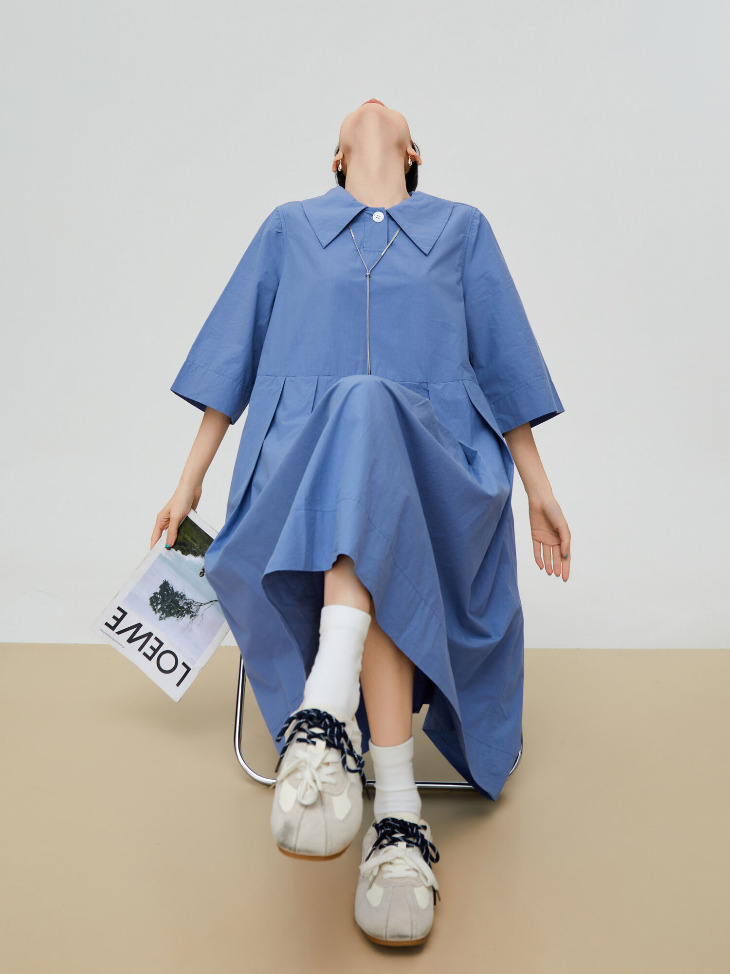 เจาะลึก XIAODADEHUA Leisure Commuting Loose Short Sleeve A-Line Dress ดีไหม? คู่มือเลือกซื้อฉบับสมบูรณ์