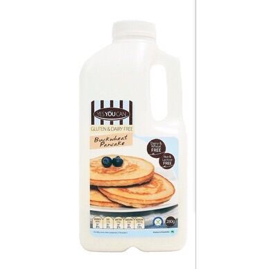 Buckeheat Pancake Gluten&Dairy Free 280g.🥞Yes You Can แป้งแพนเค้กสำเร็จรูป ปราศจากกลูเต็นและนม