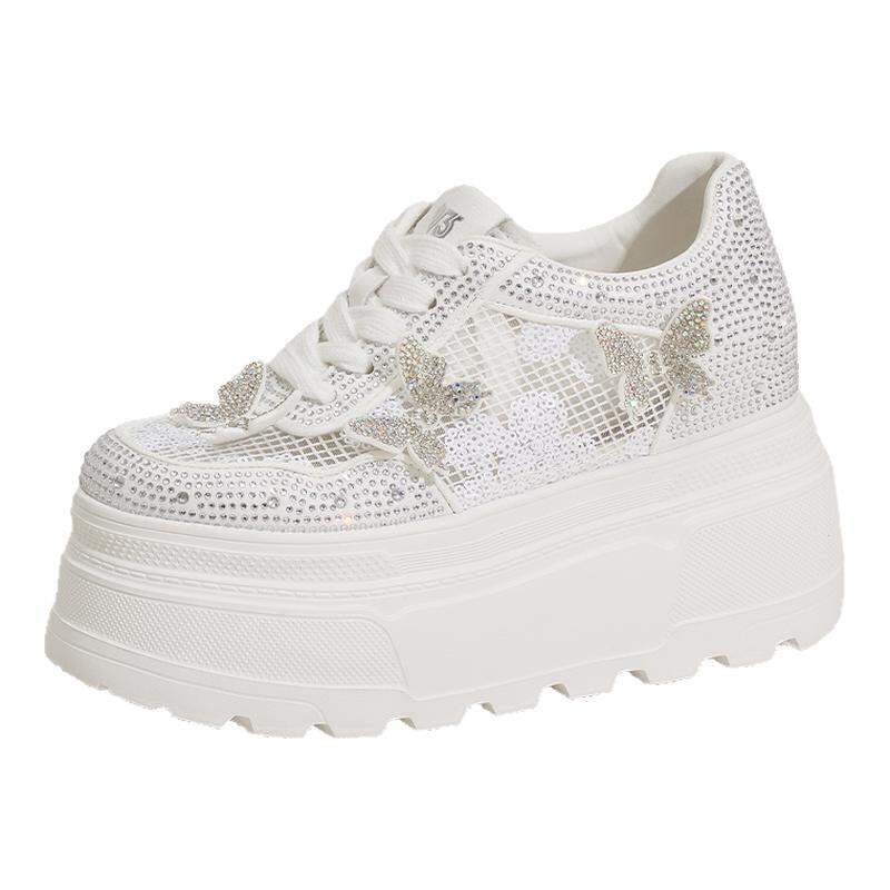 FAVMARTHA | Elevating Breathable Women's White Shoes ราคา 7,960 บาท*ส่งฟรี