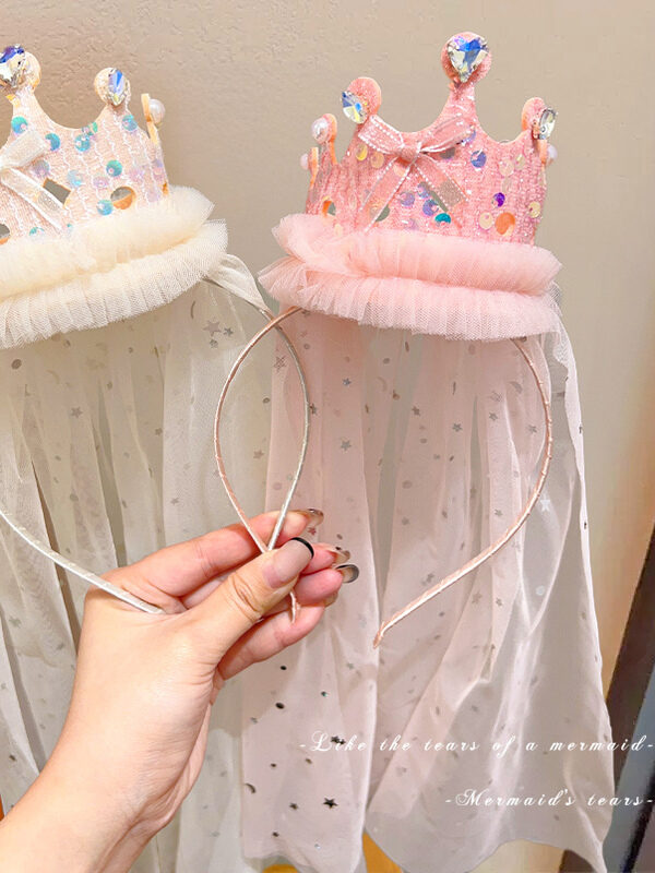 GUOXIANGQIAN | Birthday Photo Prop Crown Headband
