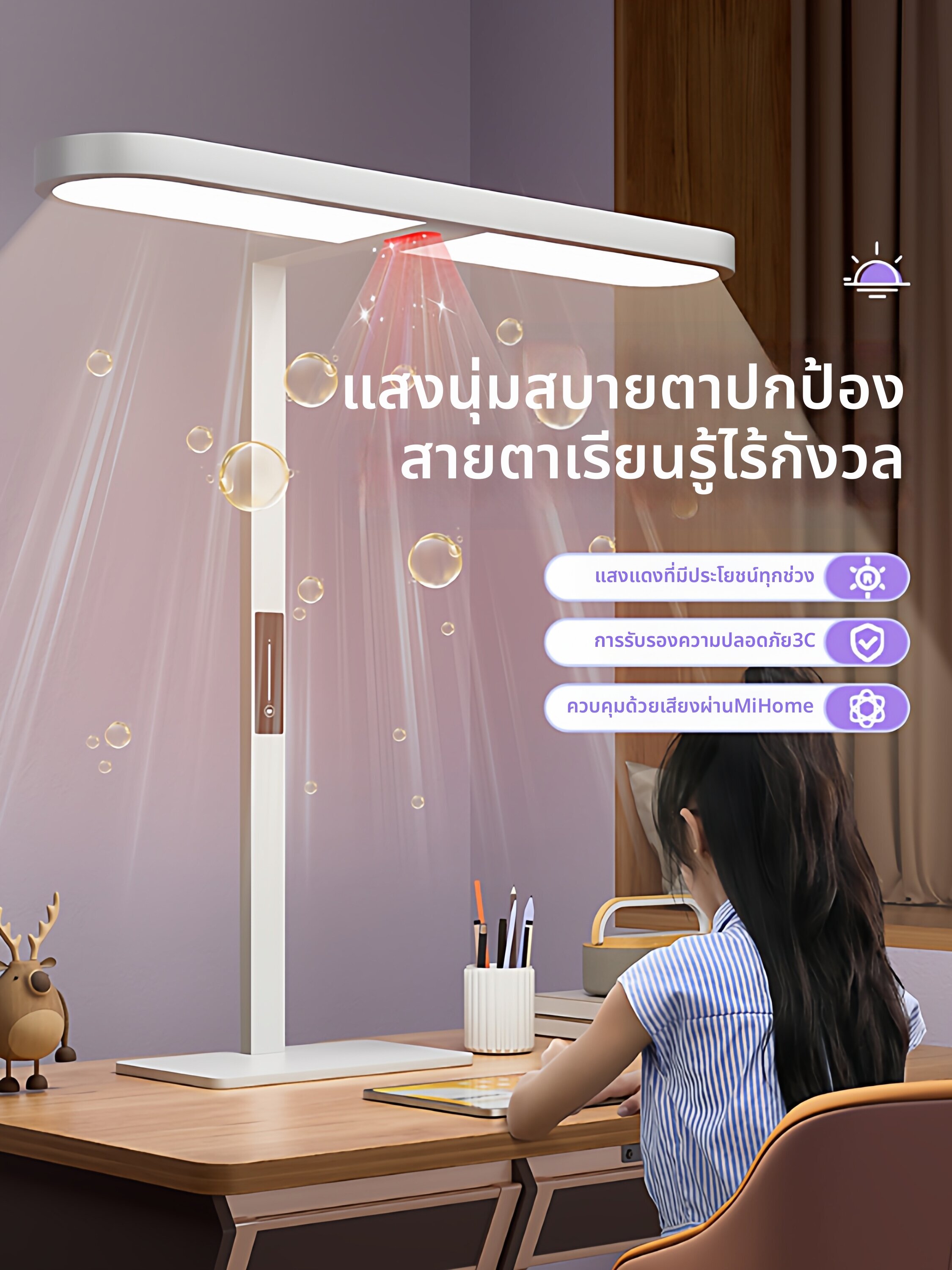 DUPAI | Eye Protection Learning Desk Lamp Full Spectrum ราคา 2,577 บาท*ส่งฟรี