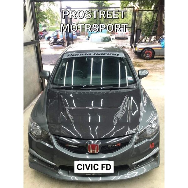 ฝากระโปรง ECON GT HONDA CIVIC FD ฝากระโปรงคาร์บอน ไฟเบอร์ เพียวคาร์บอน เคฟล่า ฝาเจาะ ฝาเรียบ ฝาซิ่ง รถยนต์ ราคา 12,705 บาท*ส่งฟรี
