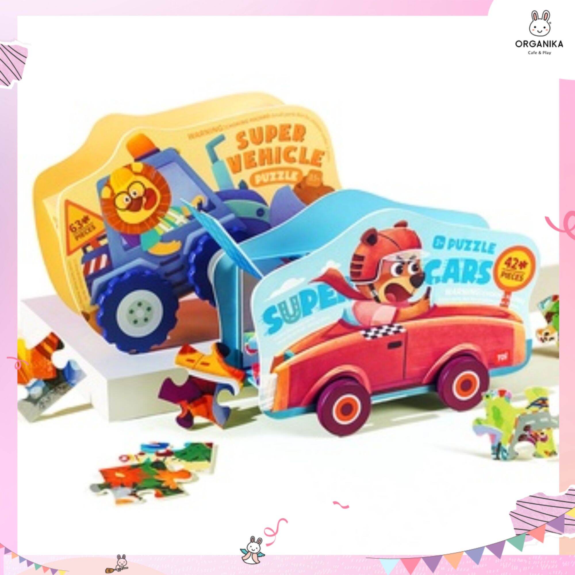 Toi 3D Car Puzzle ของเล่นจิ๊กซอว์รถ 3 มิติ เหมาะสำหรับเด็กอายุ 3 ขวบขึ้นไป ราคา 525 บาท*ส่งฟรี