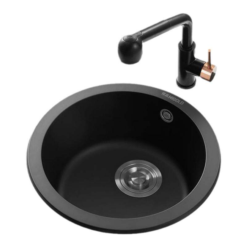 HIGOLD | Food-grade Round Quartz Stone Sink ราคา 4,061 บาท*ส่งฟรี