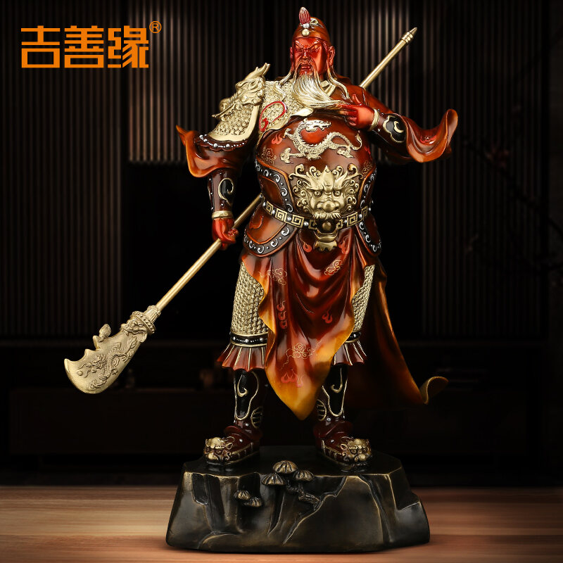 [Ji Shanyuan | Copper Guan Yu Figure Wealth Attracting,Ji Shanyuan | Copper Guan Yu Figure Wealth Attracting,] ราคา 12,756 บาท*ส่งฟรี