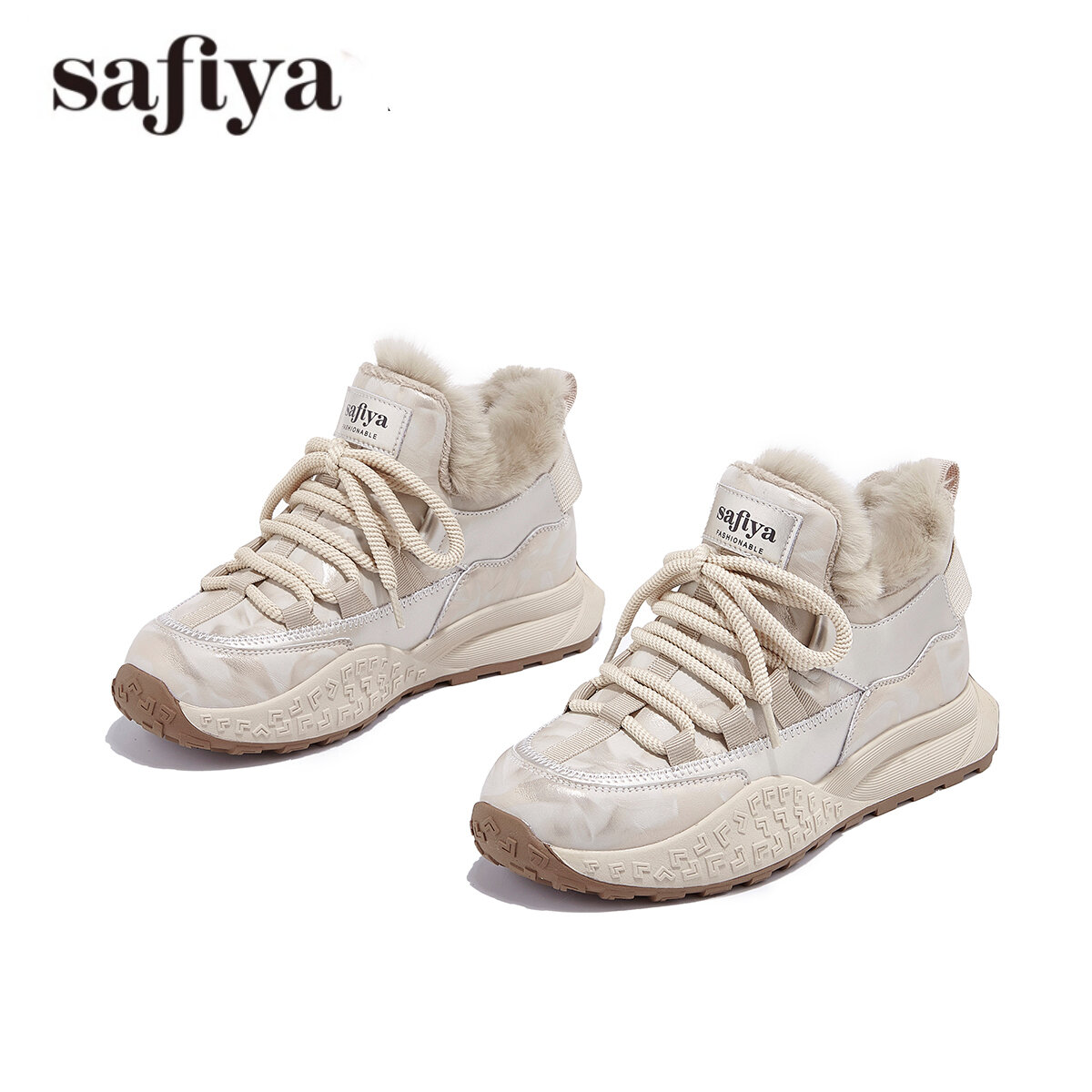 Safiya | Warm Anti-Cold Fashionable Women's Snow Boots ราคา 3,896 บาท*ส่งฟรี