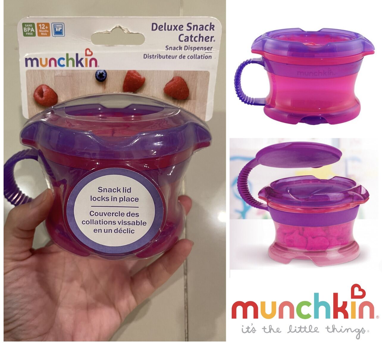 Click Lock Deluxe Snack Catcher (Munchkin)