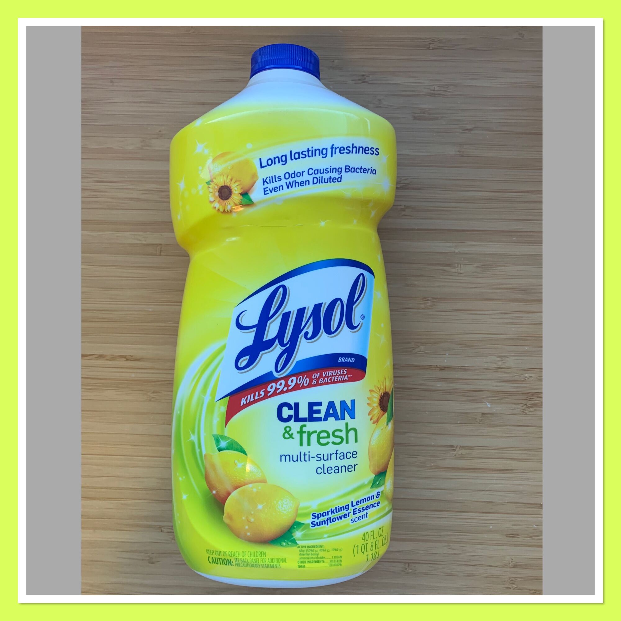 lysol multi surface cleaner น้ำยาทำความสะอาดอเนกประสงค์ ฆ่าเชื้อโรคได้