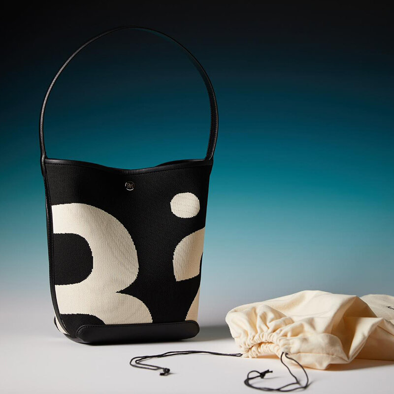Rally The Bag - กระเป๋าทรง Bucket ทอลายโลโก้ ราคา 1,188 บาท*ส่งฟรี