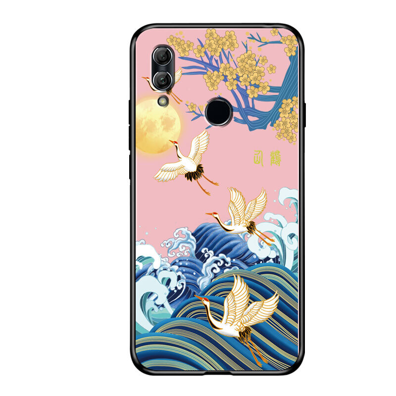 เคสโทรศพทมอถอ Huawei Honor Changwan 8C ฝาครอบปองกนผวกระจกแบบกระจกหมทงเครองกนกระแทก