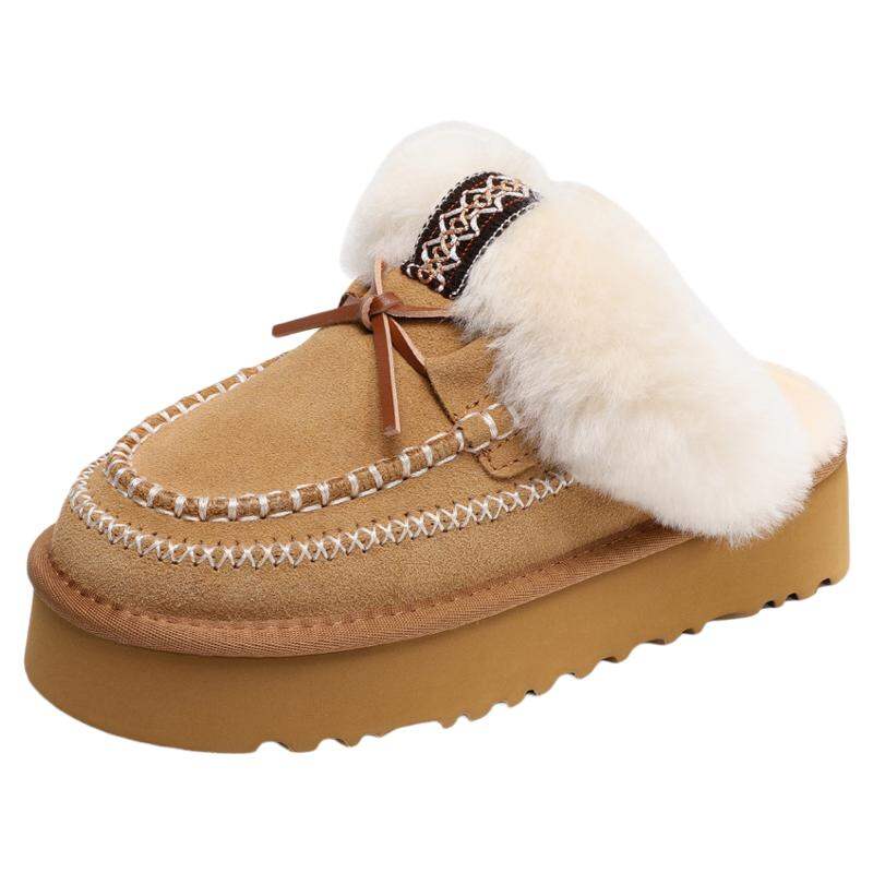 Furry Warm Leather Slipper ราคา 7,953 บาท*ส่งฟรี